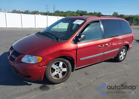 2007 Dodge Caravan Sxt z USA, uszkodzony, nr VIN 1D4GP45RX7B175723